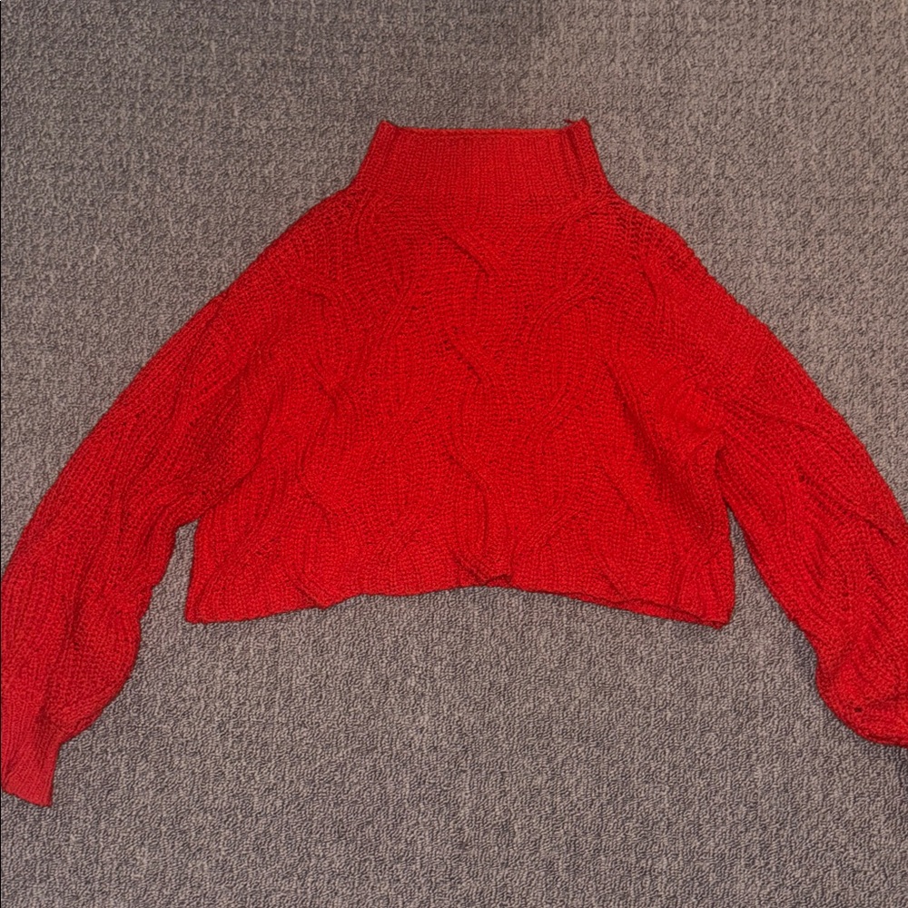 Free People Seasons Change Sweater in Bengal Rose - Picture 7 of 11